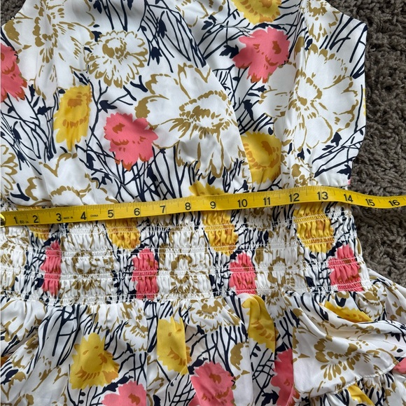 BCBG Max Azaria flounced racer back blouson mini dress - Picture 11 of 12